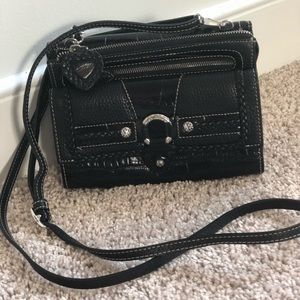 Brighton shoulder bag with built-in wallet!
